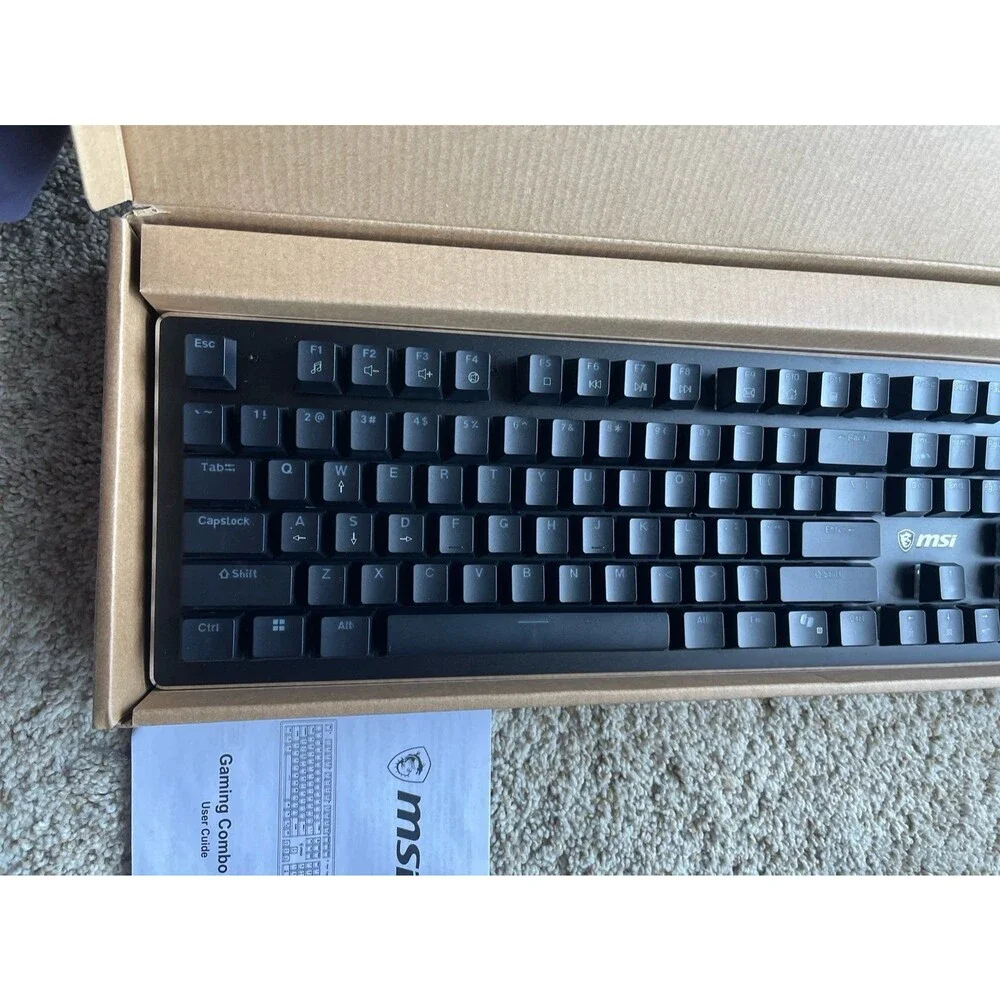 MSI S11-04US2J1-LAX Wired Gaming Keyboard & Mouse Combo
